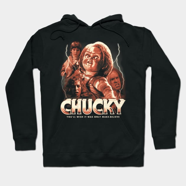 Chucky Hoodie by nickbaileydesigns